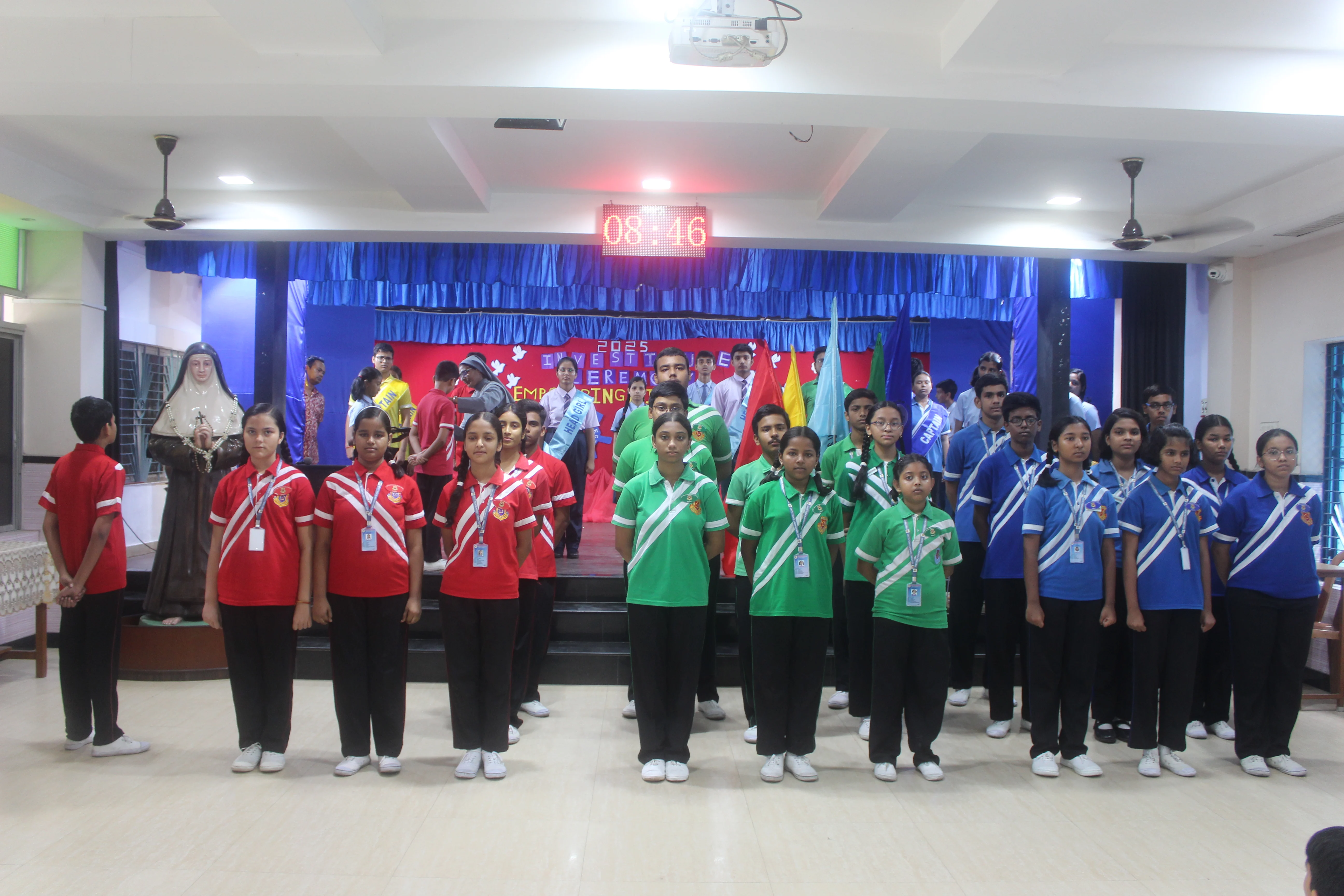Student leadership celebration Investiture Ceremony Holy Family School